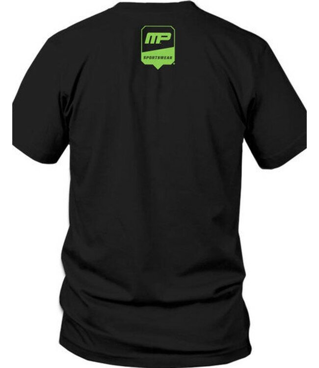 MusclePharm T-Shirts Trainieren Sie Hard Hit Harder Black