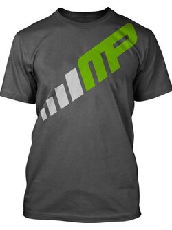 MusclePharm MusclePharm Turn It Up T-Shirt Baumwolle Grau