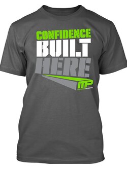 MusclePharm MusclePharm Confidence T-shirt Katoen Grijs