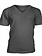 MusclePharm MusclePharm Embroidered T-Shirt V-Neck Baumwolle Grau