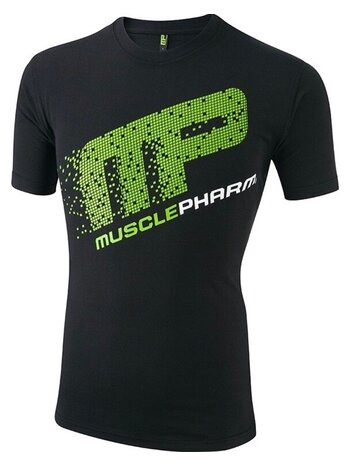 MusclePharm MusclePharm Pixel T-Shirt Baumwolle Schwarz