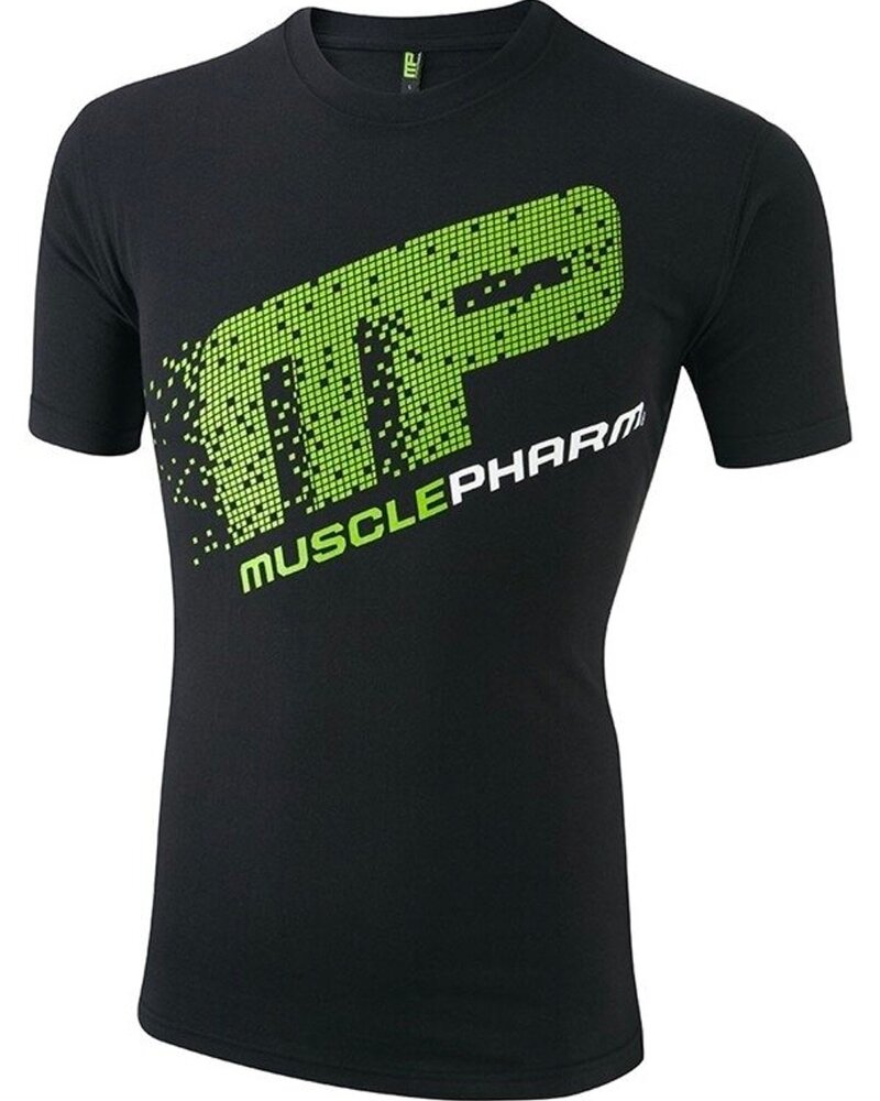 MusclePharm MusclePharm Pixel T-shirt Katoen Zwart