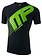 MusclePharm MusclePharm Stripe Sportline T-Shirt Baumwolle Schwarz