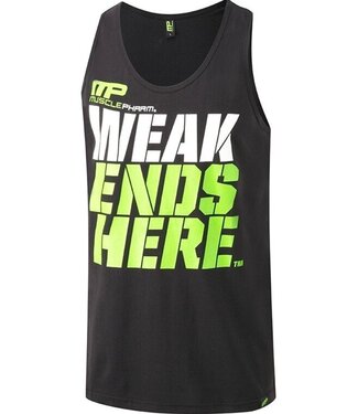 MusclePharm MusclePharm Weak Ends Here Tank Top Schwarz