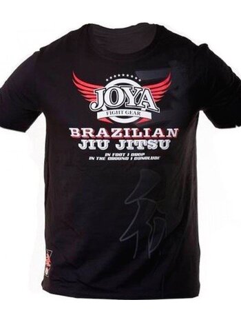 Joya Joya Brazilian Jiu Jitsu T-Shirt Baumwolle Schwarz
