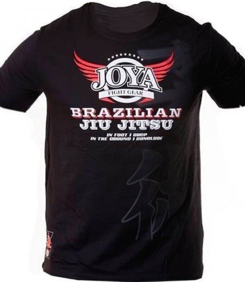 Joya Joya Brazilian Jiu Jitsu T-Shirt Baumwolle Schwarz