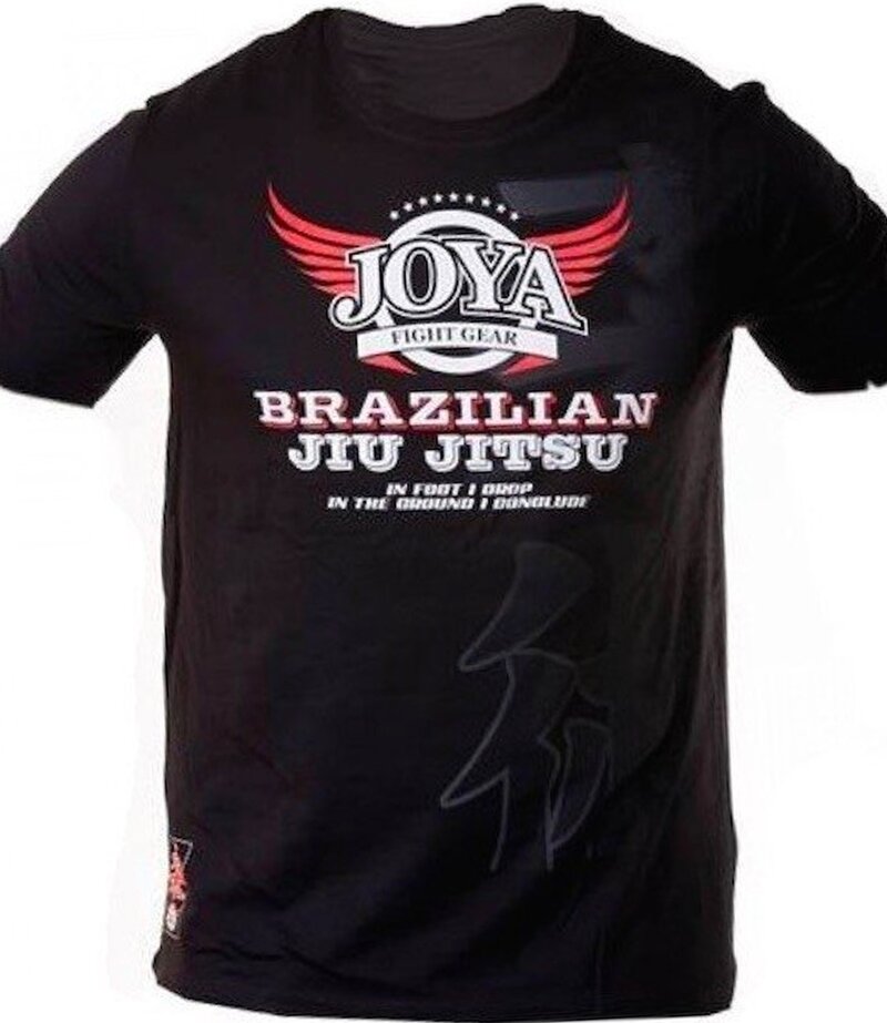 Joya Joya Brazilian Jiu Jitsu T-Shirt Katoen Zwart