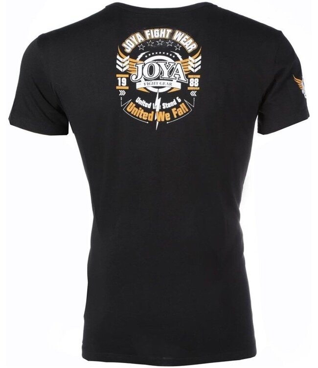 Joya United we Fall T-Shirt Baumwolle Schwarz Gelb