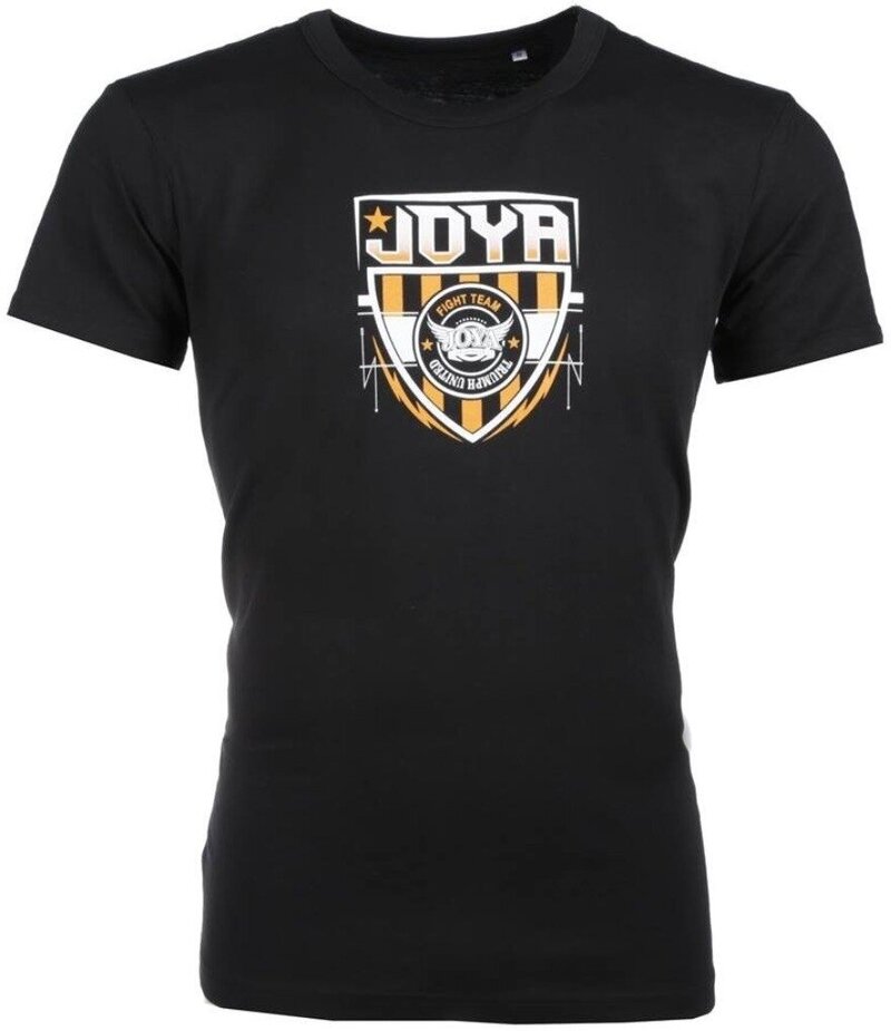 Joya Joya Fight Team T-Shirt Baumwolle Schwarz
