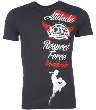 JOYAGEAR Joya Attitude T-Shirt Katoen Zwart