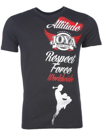 Joya Joya Attitude T-Shirt Baumwolle Schwarz