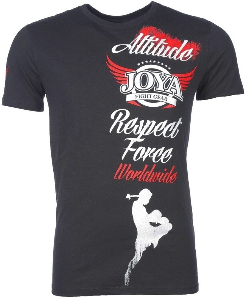 Joya Joya Attitude T-Shirt Baumwolle Schwarz