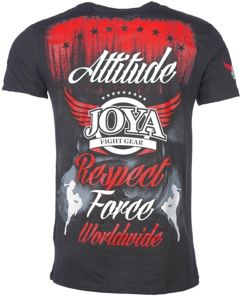 Joya Joya Attitude T-Shirt Katoen Zwart