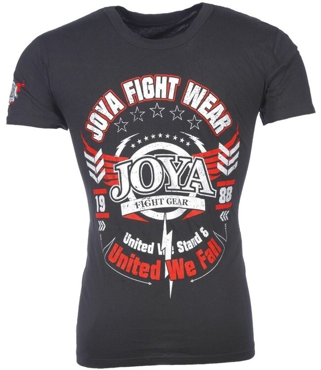Joya Joya United we Fall T-Shirt Cotton Black Red