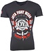 Joya United we Fall T-Shirt Cotton Black Red
