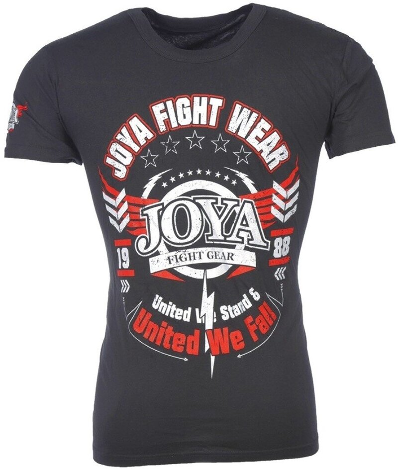 Joya Joya United we Fall T-Shirt Cotton Black Red