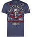 Fear The Fighter Boxing Club T Shirt Cotton Blue