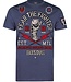 Fear the Fighter Fear The Fighter Boxing Club T-shirt Katoen Blauw