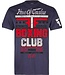 Fear The Fighter Boxing Club 2.0 T-shirt Katoen Blauw