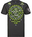 Fear the Fighter Tae Kwon Do T Shirts Cotton Dark Grey