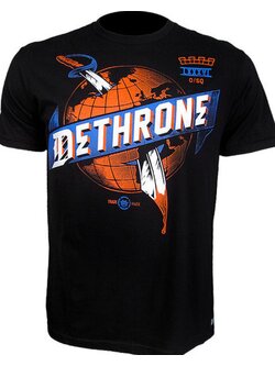 Dethrone Dethrone Taking Over MMA T-Shirt Baumwolle Schwarz
