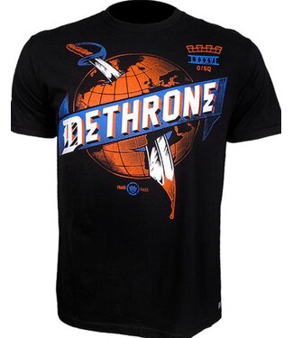 Dethrone Dethrone Taking Over MMA T-shirt Katoen Zwart