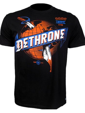 Dethrone Dethrone Taking Over MMA T Shirt Cotton Black