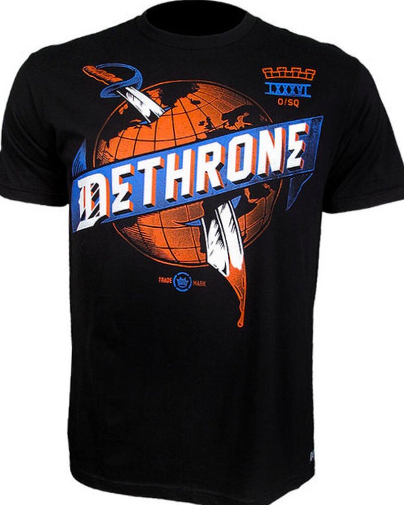 Dethrone Dethrone Taking Over MMA T Shirt Cotton Black