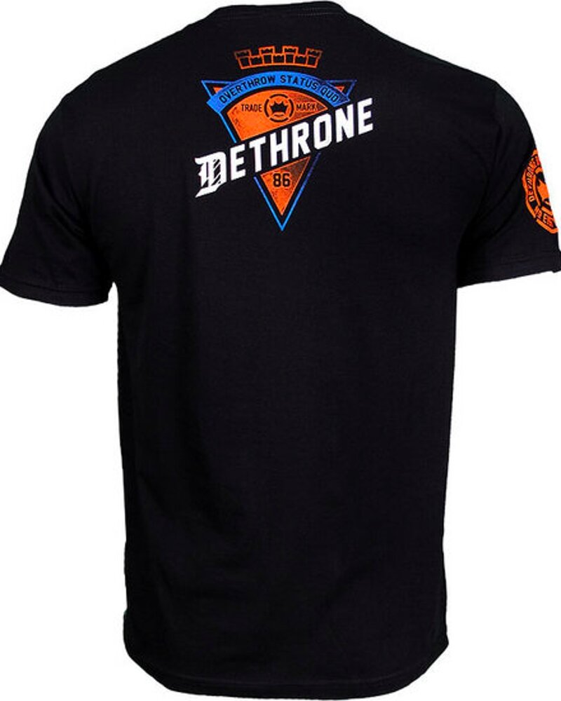 Dethrone Dethrone Taking Over MMA T-shirt Katoen Zwart