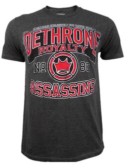 Dethrone Dethrone Assassins T-Shirt Katoen Donkergrijs