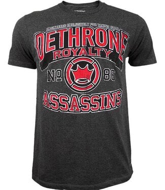Dethrone Assassins T-Shirt Cotton Dark Grey