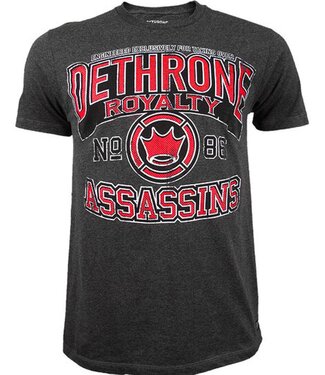 Dethrone Assassins T-Shirt Katoen Donkergrijs