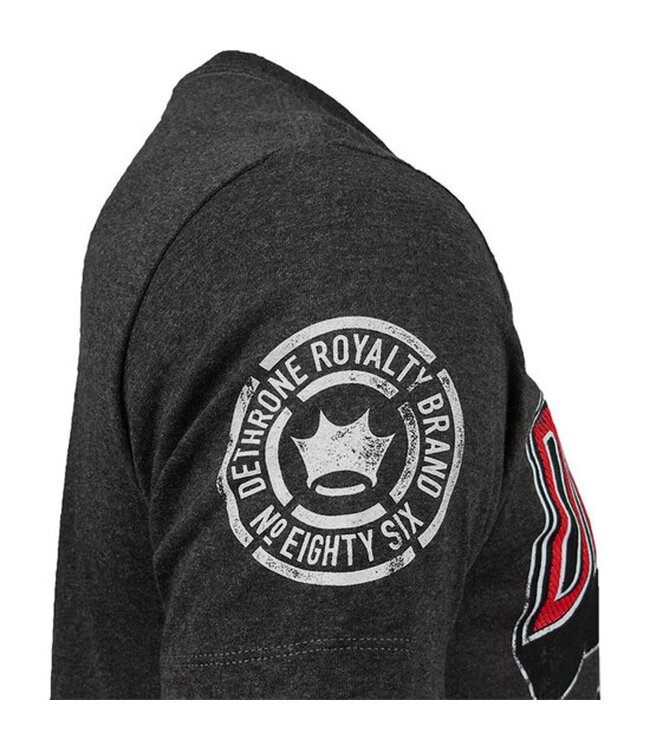 Dethrone Assassins T-Shirt Baumwolle Dunkelgrau