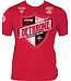 Dethrone MMA Clothing Team Shield T-Shirt Baumwoll Rot