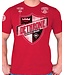 Dethrone Dethrone MMA Kleding Team Shield T-shirt Katoen Rood