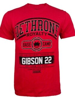 Dethrone Dethrone Taj Gibson T-shirt Katoen Rood