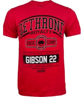 Dethrone Dethrone Taj Gibson T-Shirt Baumwolle Rot