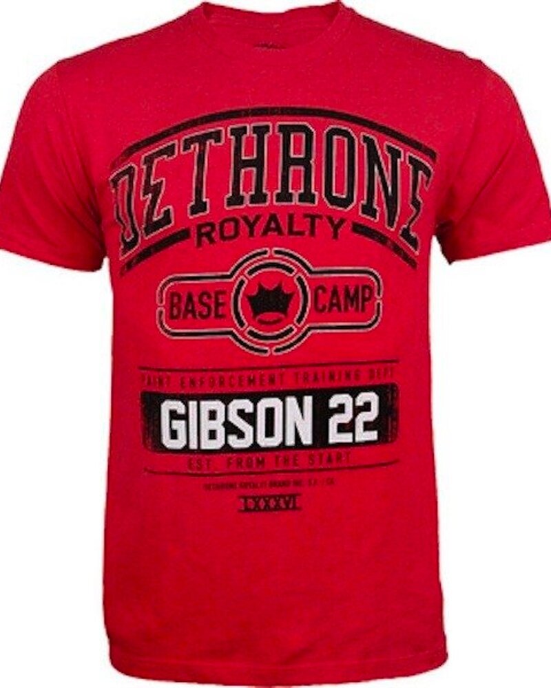 Dethrone Dethrone Taj Gibson T-Shirt Baumwolle Rot