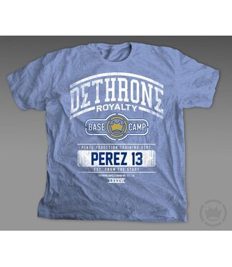 Dethrone Salvador Perez Training Tee Light Blue