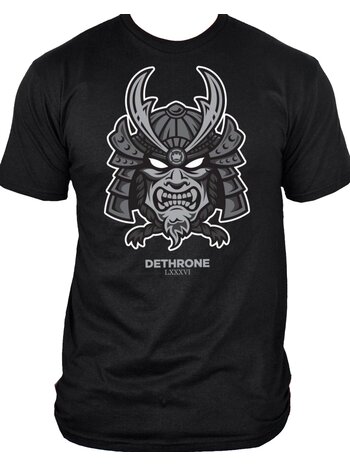 Dethrone Dethrone No Master T-Shirt Katoen Zwart
