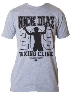 Dethrone Dethrone Diaz Boxing T Shirts Cotton Grey