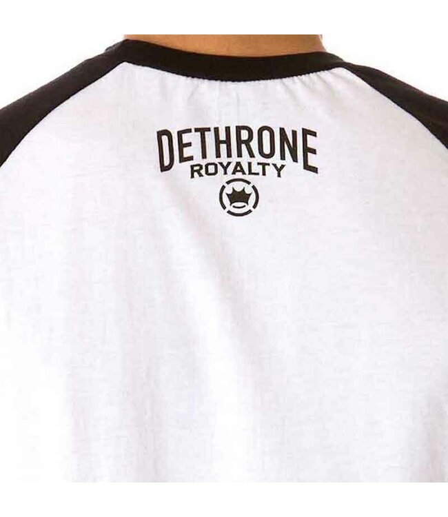 Dethrone The Notorious Raglan T-Shirts Wit Zwart