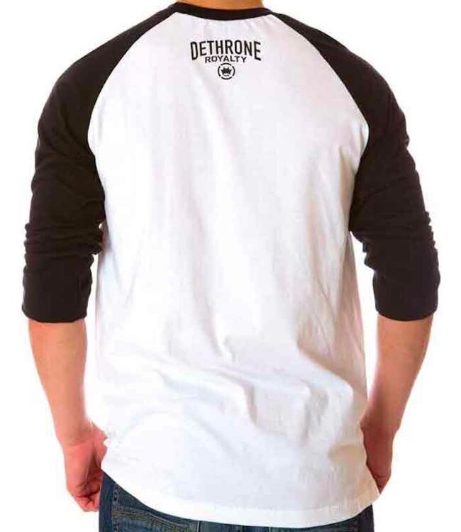 Dethrone The Notorious Raglan T-Shirts Weiß Schwarz