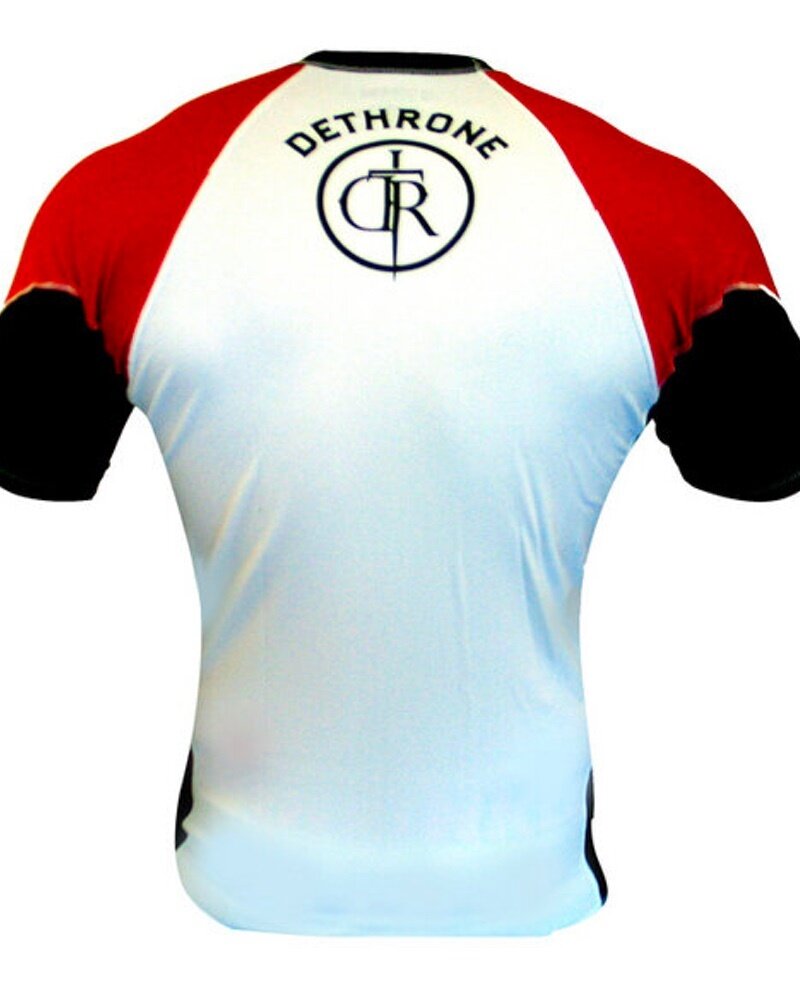 Dethrone Dethrone Royalty Rash Guard Red White