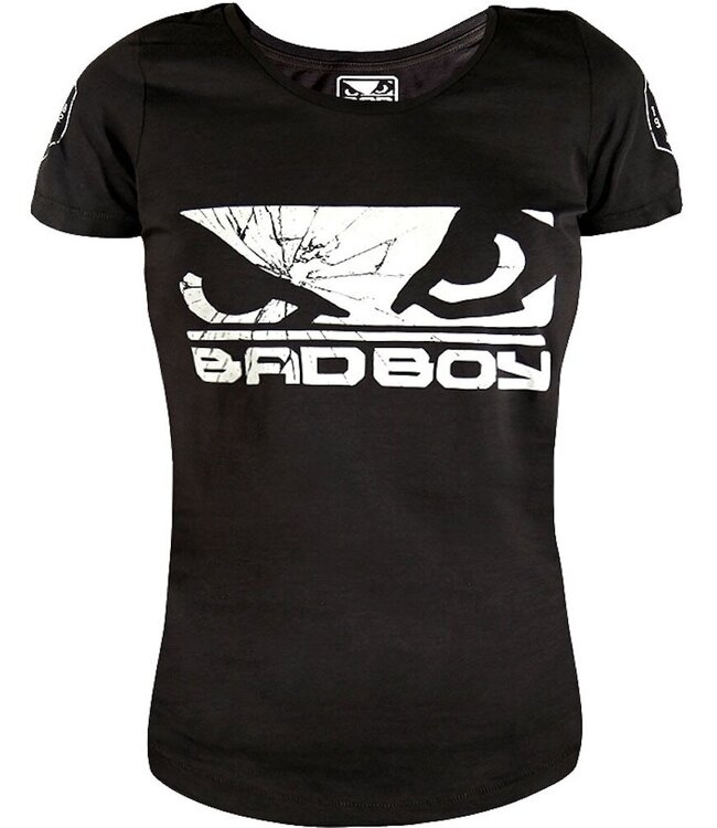 Bad Boy Bad Boy Global Walkout Damen T-Shirt Schwarz Weiß