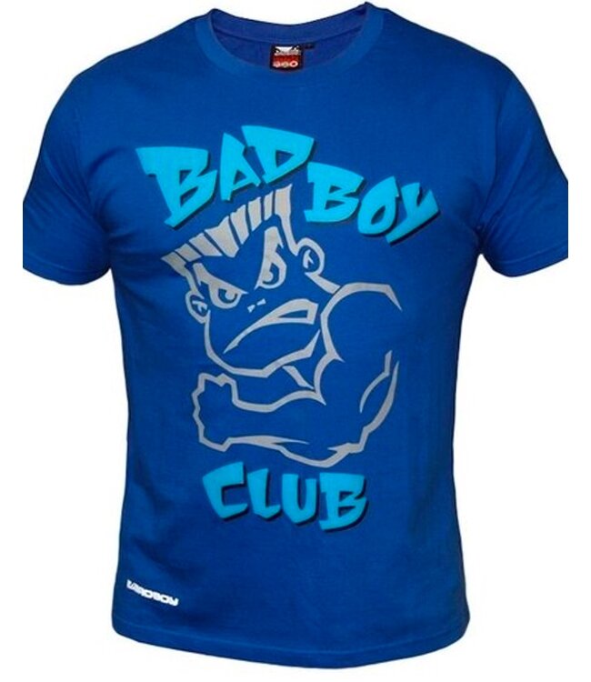 Bad Boy Club T-shirt Katoen Blauw