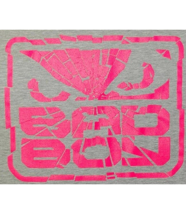Bad Boy Shattered T-Shirt Hellgrau Pink