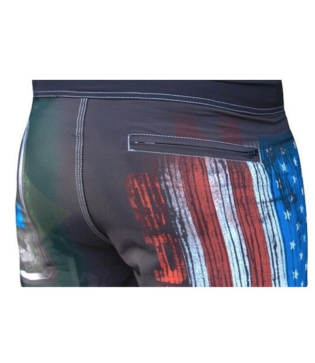 Bad Boy Brazil USA Boardshorts Schwarz