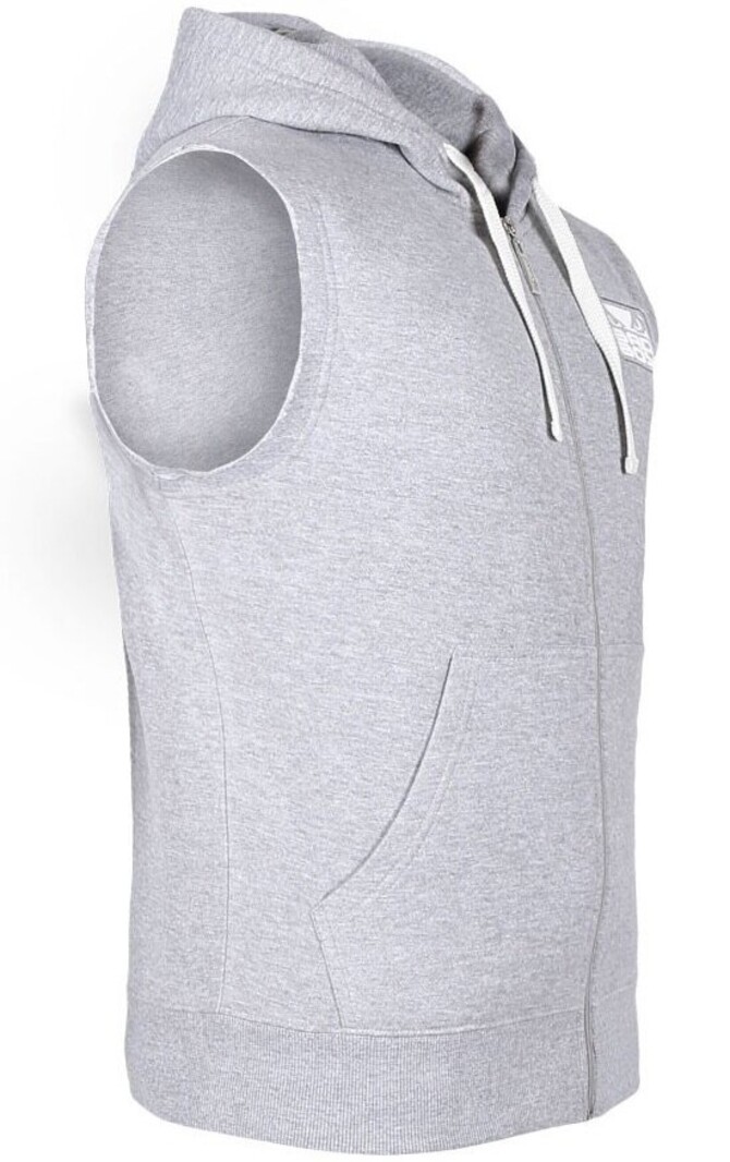 Bad Boy Bad Boy Core Sleeveless Hoodie Cotton Grey