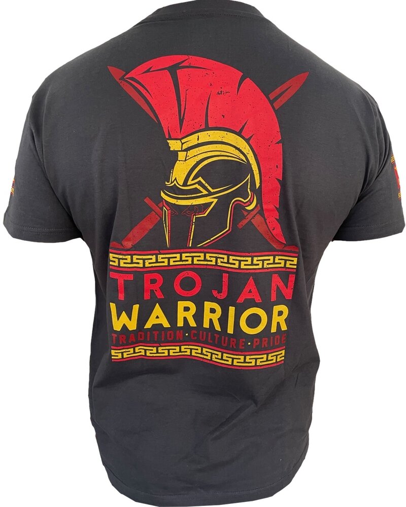 Bad Boy Bad Boy Trojan Warrior T-Shirt Baumwolle Anthrazit